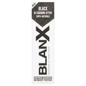 Blanx Black zobna pasta za beljenje zob, črna, z aktivnim ogljem 75 ml