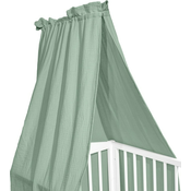 KLUPS Baldahin za krevet muslin zeleni 150x200 cm