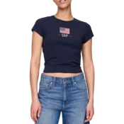 GAP Logo Americana Fitted Crew