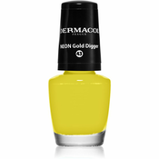 Dermacol Neon neonski lak za nokte nijansa 43 Gold Digger 5 ml