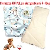 shumee NappiMe AIO PUL plenica za večkratno uporabo s samorogovimi krili, meta