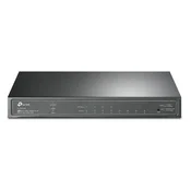 TP-Link JetStream TL-SG2008P mrežno stikalo Upravljano L2/L2+ Gigabit Ethernet (10/100/1000) Power over Ethernet (PoE) Črna