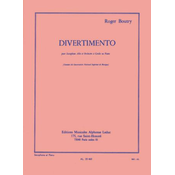 BOUTRY:DIVERTIMENTO ALTO SAXOPHONE ET PIANO