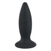 Crni baršun S - akkus, pocetnicki analni vibrator - mali (crni)