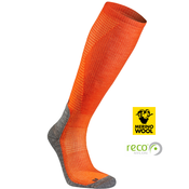 Nogavice Seger Alpine Mid Wool Compression - RDEČA - 37-39