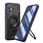 AVIZAR Ovitek za Galaxy A57 Frost Armor z magnetnim večnamenskim obročem, Črna, (5000274548)