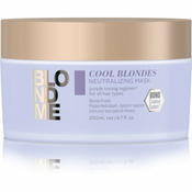 BlondME COOL BLONDES nevtralizirajoča maska - 200 ml