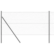 Vidaxl Sistem za pritrditev varjene žične ograje 10 x 1,4 m (Š x V)