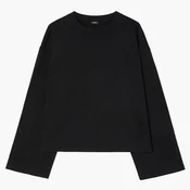 Cropp - Dukserica oversize - CRNO