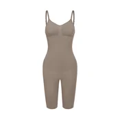 cfab Oblikovanje postave Bodysuit Sculpting Shapewear mit Shorts temno siva