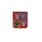 shumee Našitek Velikega grba Češke republike - Magnetna podlaga - Vezen našitek/značka/emblem