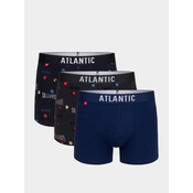 Atlantic Oprijete boksarice 3 Piece Modra