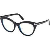 Tom Ford Ženski okvir za dioptrijske naocare Blue block 0FT6091-B 153, Crni