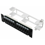 XtendLan Patch panel za steno, 12 priključkov, Cat5e