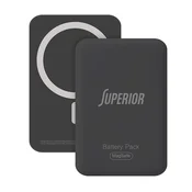 Superior Power bank MagSafe, 15W, 5000 mAh, Crni