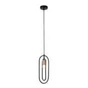 Rabalux Visilica Rovier, 1xE27, 40W, H150cm, Crna