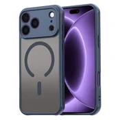 Hibridni ovitek HaloFrost II MagSafe za iPhone 17 Pro/18 Pro - navy blue