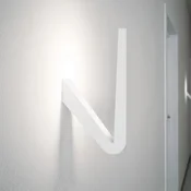 Rotaliana Tick - LED stenska svetilka - Dnevna soba/jedilnica - Dizajn - bela - Kovina