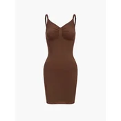 cfab Obleka Shaping Cami Dress rjava