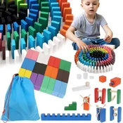 Domino Kruzzel leseni domino 360 kock + torba za shranjevanje