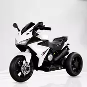 Deciji Motor na akumulator na 3 tocka Beli (6V) – SM-25002B