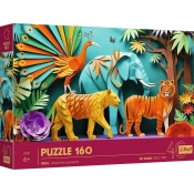 Trefl - Puzzle Umetnost papirja: Džungla - 160 kosov