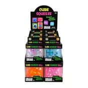 Squishy Cube – mehka stiskalna kocka v več vrstah