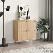 Vidaxl vidaXL Predalnik, hrast sonoma, 60x35x70 cm, material na osnovi lesa