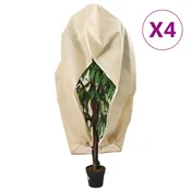 Vidaxl vidaXL Zaščitne kapuce z zadrgo, 4 kosi, 70 g/m2 3,93 x 3,5 m