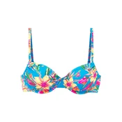 LASCANA Bikini zgornji del azur / limona / meta / fuksija