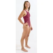 Womens swimwear finis bladeback solid cabernet 32