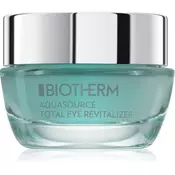 BIOTHERM Aquasource Total Eye Revitalizer krema za podrucje oko ociju protiv podocnjaka sa ucinkom hladenja 15 ml za žene