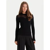 Morgan Pulover 252-MAMDO Črna Slim Fit