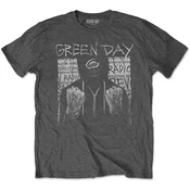 Green Day Ski Mask Charcoal Grey L Majica
