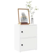 Regal za knjige bijeli 40x24x52 cm od konstruiranog drva