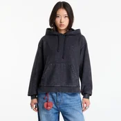 Mikina Carhartt WIP W Hooded Lambert Sweat Black Moon Wash L