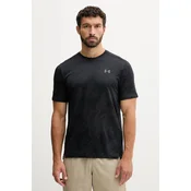 Kratka majica za vadbo Under Armour moška, črna barva, 1390047