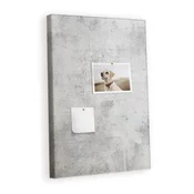 tulup.si Plošča iz plute Betonska stena 40x60 cm Kovinski zatiči
