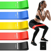 Netscroll Elastike za vadbo, SportStar (5-delni set)