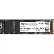 SSD Crucial 500GB P1 CT500P1SSD8 M.2 NVMe, 3D Nand, Read/Write: 1900 MB/s / 950 MB/s