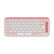 Logitech POP Icon Keys tipkovnica Univerzalno Bluetooth QWERTY US Međunarodna Roza, Bela