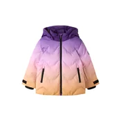 NAME IT Zimska jakna NMFMOUNTAIN05 temno liila / pastelno oranžna / svetlo roza