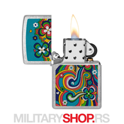 Zippo Upaljac Flower Power Print Design