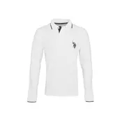 U.S. POLO ASSN. Majica črna/bela