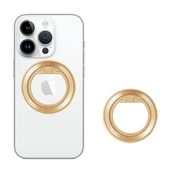 Techsuit – MagSafe telefonski prstan (MPR2) – Okrogla oblika – aluminijeva zlitina – zlat