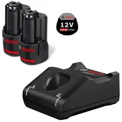 Set 2 baterije GBA 12V 2,0 Ah + punjac GAL 12V-40 Bosch