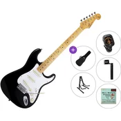 SX SST57+ Standard SET Black Električna kitara