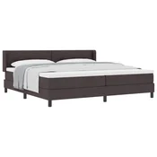 vidaXL vidaXL Postelja boxspring z vzmetnico Temno rjava 200 x 200 cm, (5000127073)