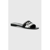 Karl Lagerfeld Natikace s potpeticom, crna / bijela