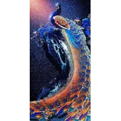 shumee Diamantno vezenje Zvezda pav 45x85 cm